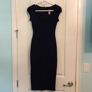 Lulu's Midnight Blue Midi Dress